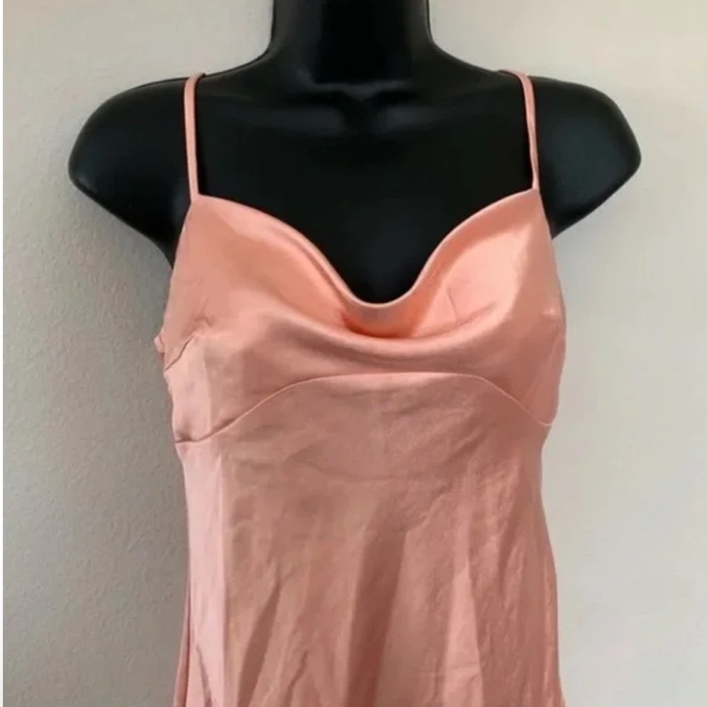 Sleek Satin Slip Dress - Picture 4 of 9